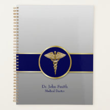 Gold Medical Caduceus Blue Beruflich