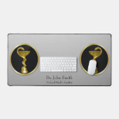 Gold Medical Hygieia Beruflich Bowl Schreibtischunterlage (Tastatur & Maus)