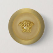 Gold Medusa Medallion Button (Vorderseite)