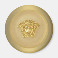 Gold Medusa Medallion