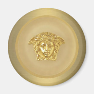 Gold Medusa Medallion Magnet