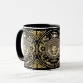 Gold Medusa Oriental Tasse (Vorderseite Links)