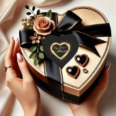 Gold Mein süßes Herz schwarze Valentine Heart Stic Herz-Aufkleber