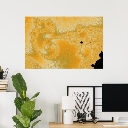 Gold Melt Poster (Heimbüro)