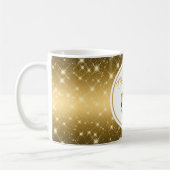 Gold Menorah Merry Chrismukkah Hanukkah Kaffeetasse (Links)