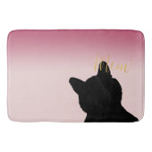 Gold Meow Kitty Badematte (Vorderseite)