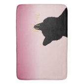 Gold Meow Kitty Badematte (Vorderseite Vertikal)