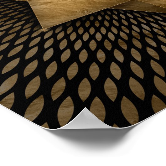 Gold Merkabah Poster (Ecke)