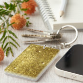 Gold Metal Background Schlüsselanhänger (Vorderseite rechts)