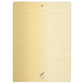 Gold Metal Look Klemmbrett (Rückseite)