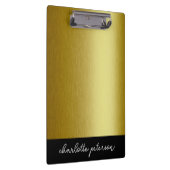 Gold Metal Personalisiert Klemmbrett (Rechts)