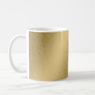 Gold-Metall-Hintergrund oder Textur-Abstract, a Kaffeetasse