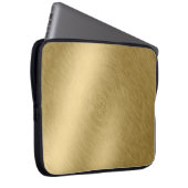 Gold-Metall-Hintergrund oder Textur-Abstract, a Laptopschutzhülle (Vorne Rechts)
