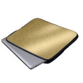 Gold-Metall-Hintergrund oder Textur-Abstract, a Laptopschutzhülle (Vorne Knopf)