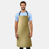 Gold-Metall-Hintergrund oder Textur-Abstract, a Schürze (Getragen)