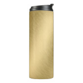 Gold-Metall-Hintergrund oder Textur-Abstract, a Thermosbecher (Nach links gedreht)