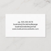 Gold-Metall-Silberware | Luxus | Kulinarisch Terminkarte (Rückseite)