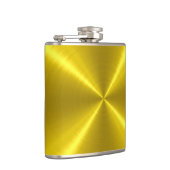 Gold Metalle Flachmann (Rechts)