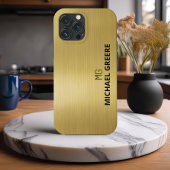 Gold Metallic Beruflich Case-Mate iPhone Hülle