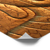 Gold Metallic Buddha Poster (Ecke)