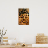 Gold Metallic Buddha Poster (Küche)