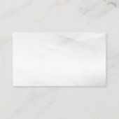 Gold Metallic Car Wash Logo Visitenkarte (Rückseite)