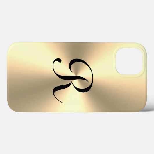 Gold metallic Case-Mate Phone Case Apple iPhone 13 (Rückseite (Horizontal))