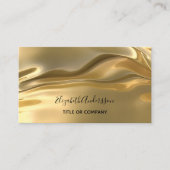 Gold-Metallic-Code Visitenkarte (Vorderseite)
