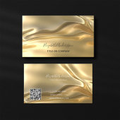 Gold-Metallic-Code Visitenkarte