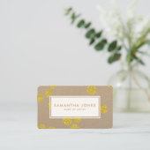 Gold Metallic Dots Classic Modern Make Up Artist Visitenkarte (Stehend Vorderseite)