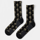 Gold Metallic Dragon Socken (Links)