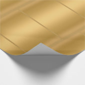 GOLD METALLIC ELEGANT BIRTHDAY WEDDAY WRAP GESCHENKPAPIER (Ecke)