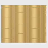 GOLD METALLIC ELEGANT BIRTHDAY WEDDAY WRAP GESCHENKPAPIER (Flach)