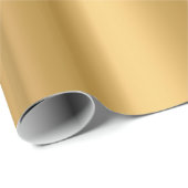 GOLD METALLIC ELEGANT BIRTHDAY WEDDAY WRAP GESCHENKPAPIER (Rolleneckpunkt)