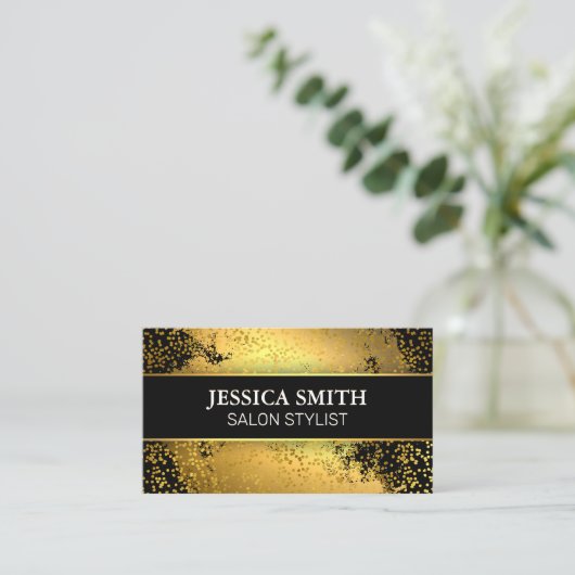 Gold Metallic | Hintergrundinformationen zu Speck Visitenkarte (Stehend Vorderseite)