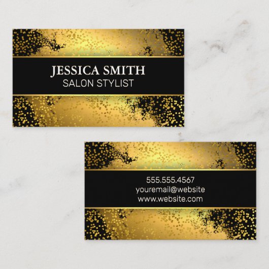 Gold Metallic | Hintergrundinformationen zu Speck Visitenkarte (Vorne/Hinten)