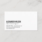 Gold Metallic Houses Logo | Schlüssel Visitenkarte (Rückseite)