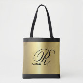 Gold Metallic Look mit Monogram Tasche (Vorderseite)