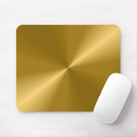 Gold Metallic mit Maus Logo Gel Mousepad (Mit Mouse)