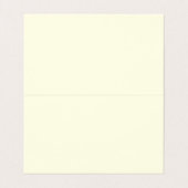 Gold-Metallic-Monogramm | Juniper Branch Visitenkarten (Innenseite Aufgefaltet)