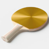 Gold Metallic Ping Pong Paddle Tischtennis Schläger (Vorderseite)