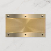 Gold Metallic | Rivets Visitenkarte (Rückseite)