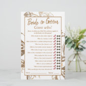 Gold Metallic Rose Arrangement Brautparty Game (Stehend Vorderseite)