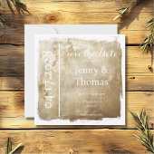 Gold Metallisch Elegant Save the Date
