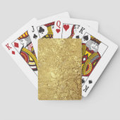 Gold metallisch spielkarten (Rückseite)