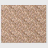 Gold Metallischer Glitzer Shiny Weihnachten Geschenkpapier (Flach)