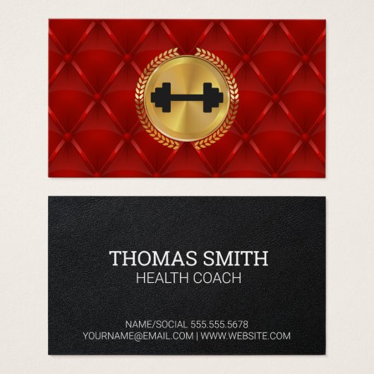 Gold-Metallleaf-Siegel |Luxuspolster (Vorne & Hinten)