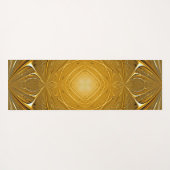Gold-Metallmuster-Design Yogamatte (Rückseite (Horizontal))