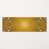 Gold-Metallmuster-Design Yogamatte (Vorderseite (Horizontal))