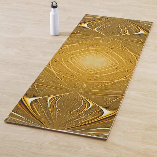 Gold-Metallmuster-Design Yogamatte (Beispiel)